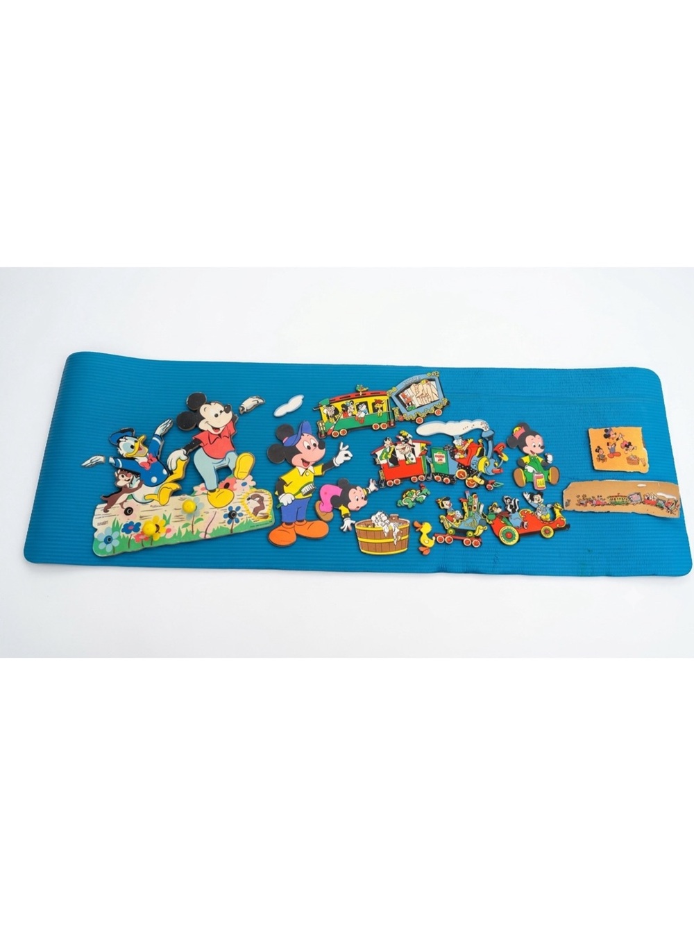Vintage Walt Disney Productions Composite Wood Wall Decor Lot